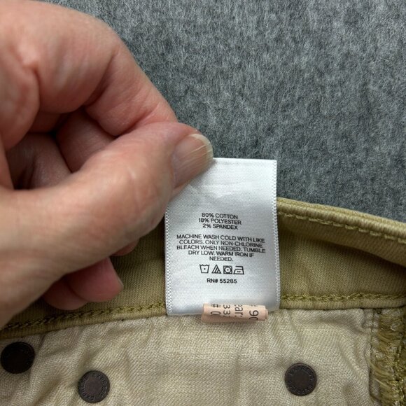 Express Hyper Stretch Skinny Jeans Men's Size 28 X 30 Mid Rise Tan Denim - Picture 6 of 12